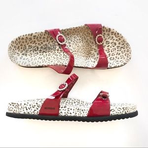 MEPHISTO COMFORT SANDALS/RED PATENT/Size 40/10